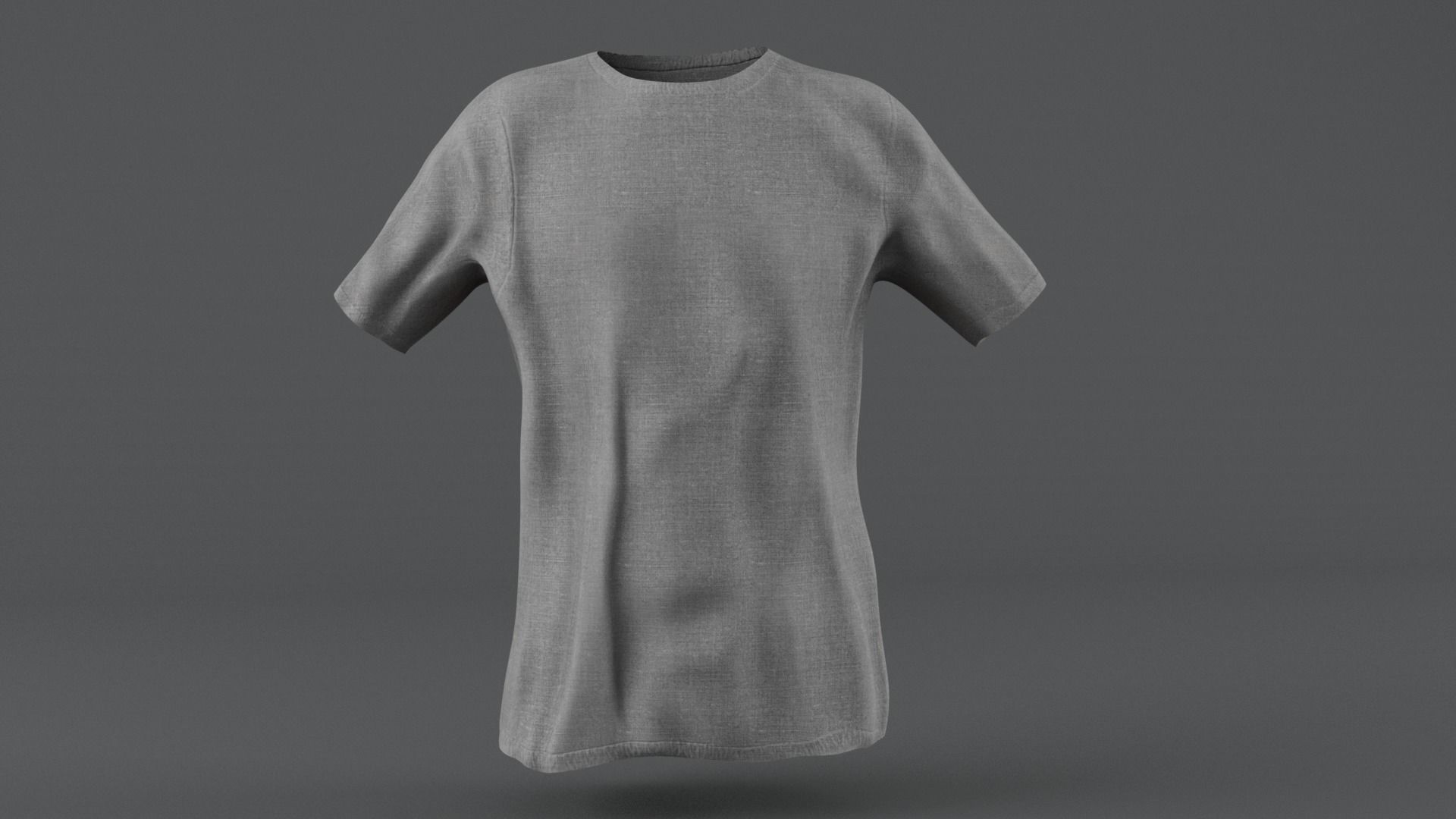 T-shirt Low poly t - shirt Low-poly 3D model_1
