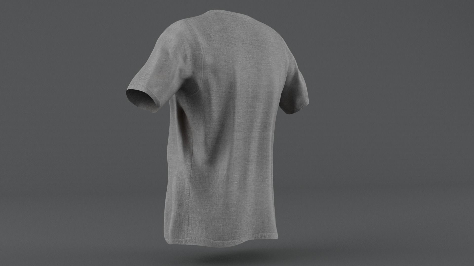 T-shirt Low poly t - shirt Low-poly 3D model_3