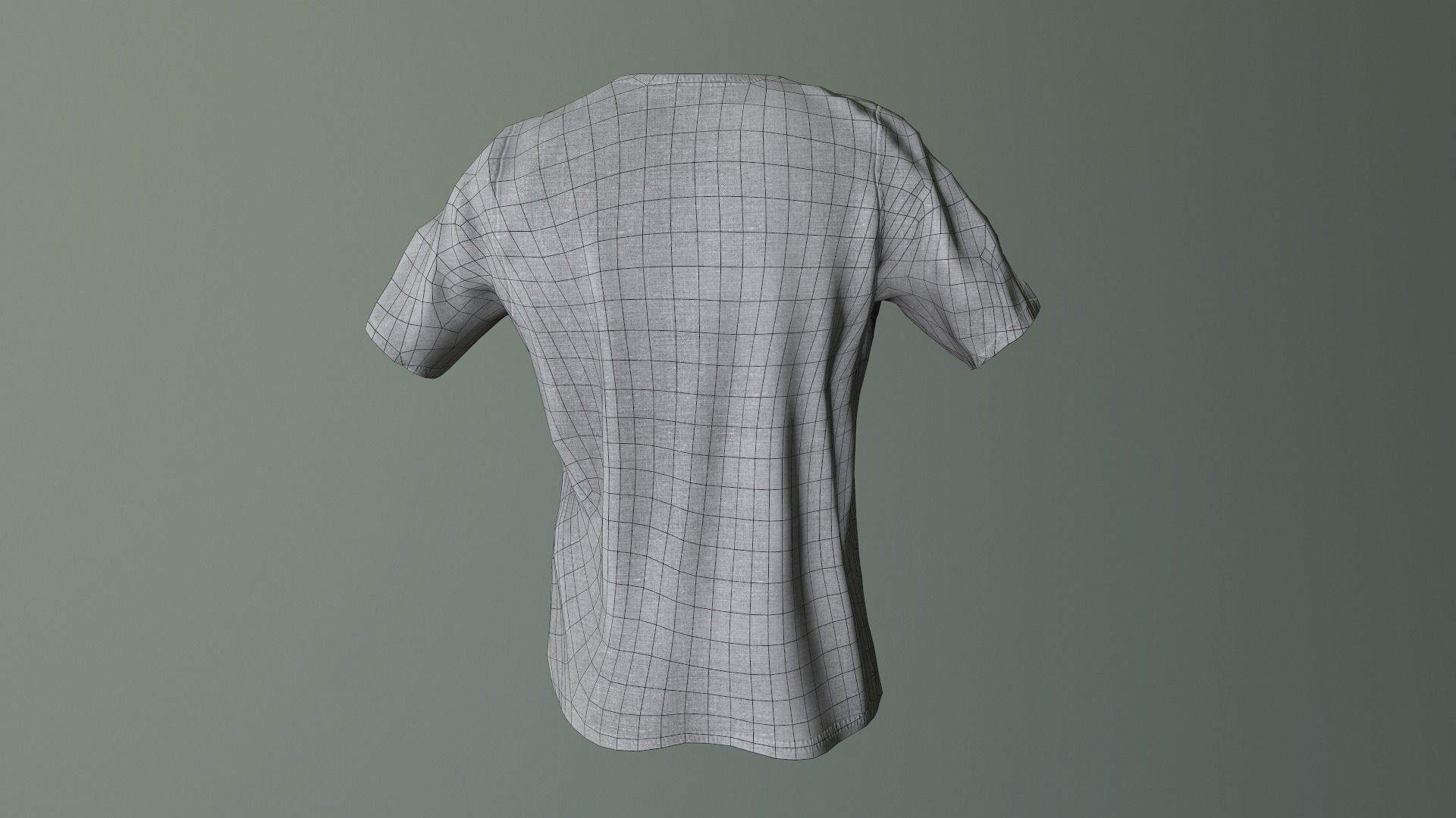 T-shirt Low poly t - shirt Low-poly 3D model_8