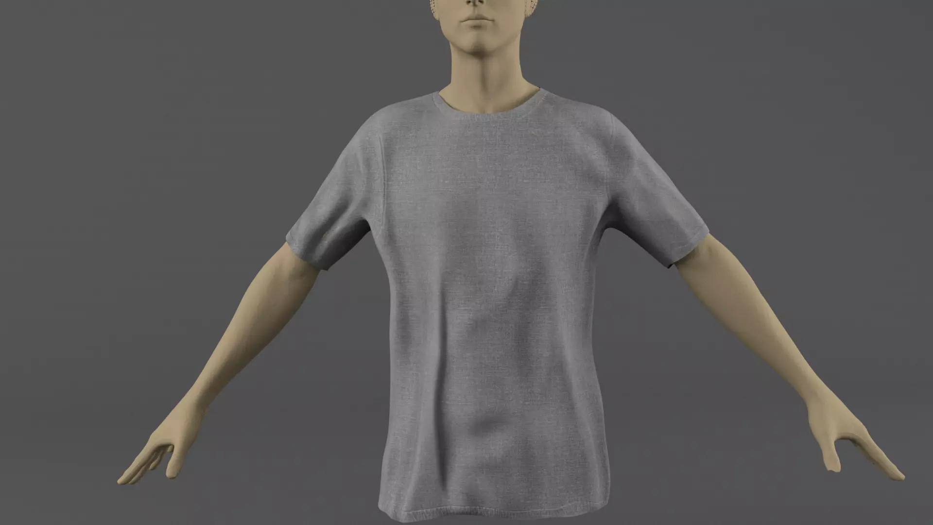 T-shirt Low poly t - shirt Low-poly 3D model_0