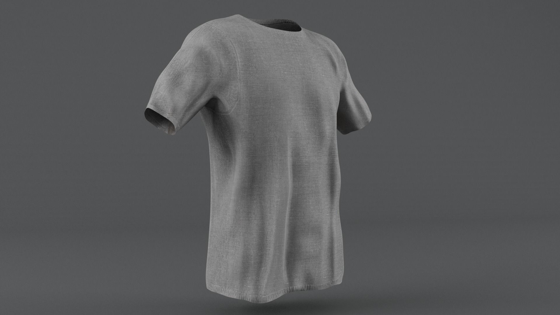 T-shirt Low poly t - shirt Low-poly 3D model_5