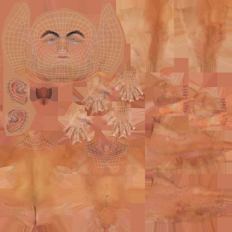 Killer man with gun Low-poly 3D model_10