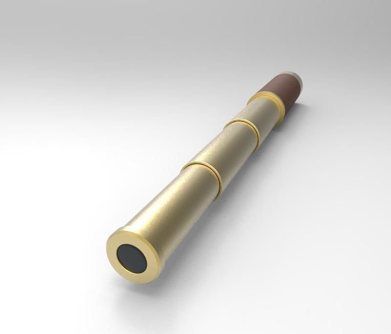 Portable Telescope 3D model_2