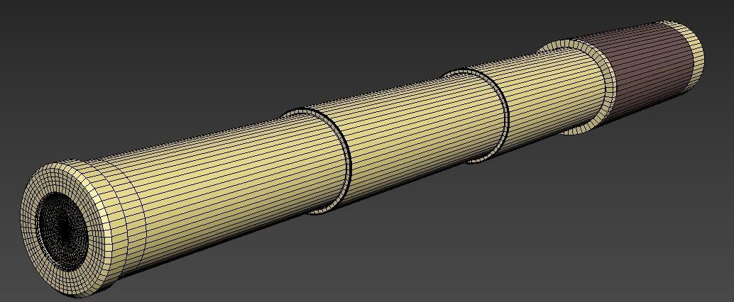 Portable Telescope 3D model_7