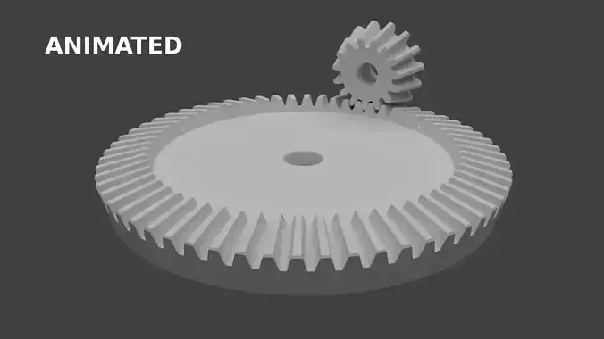 Bevel gear 3D model