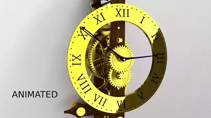 Clock cuckoo 3D model