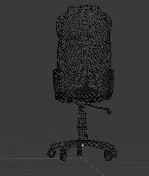 Office armchair 3D model_10