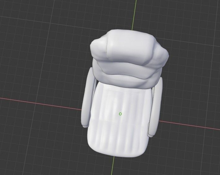 Office armchair 3D model_16