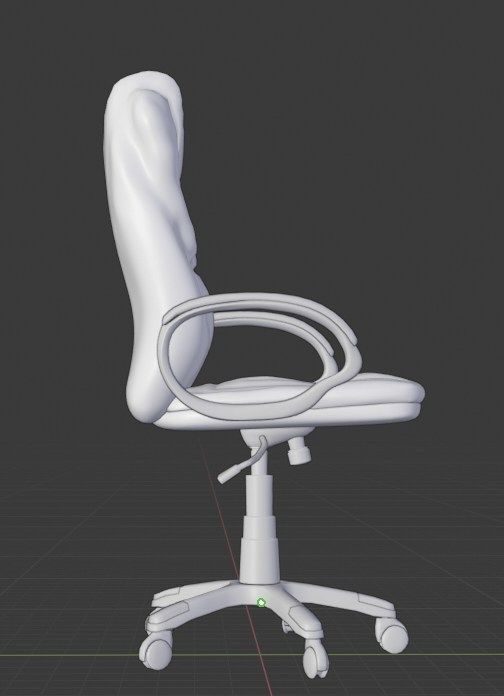 Office armchair 3D model_14