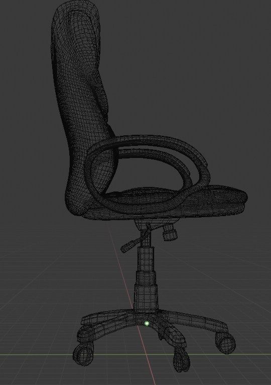 Office armchair 3D model_9