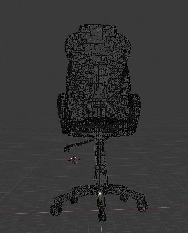 Office armchair 3D model_8