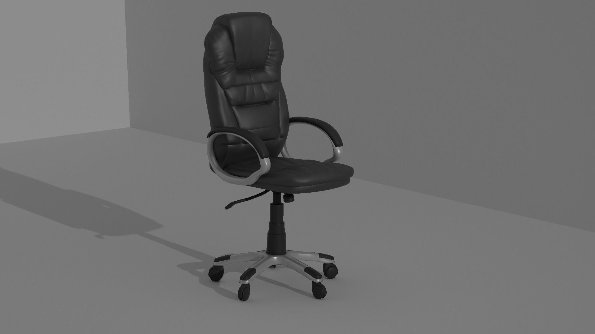 Office armchair 3D model_5