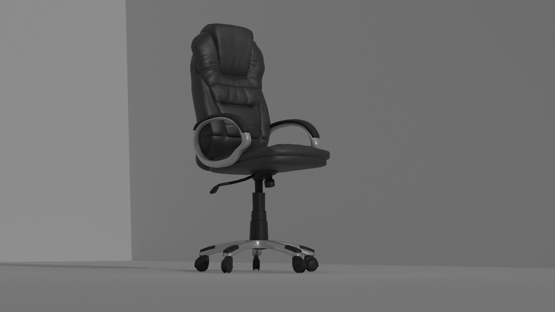 Office armchair 3D model_6