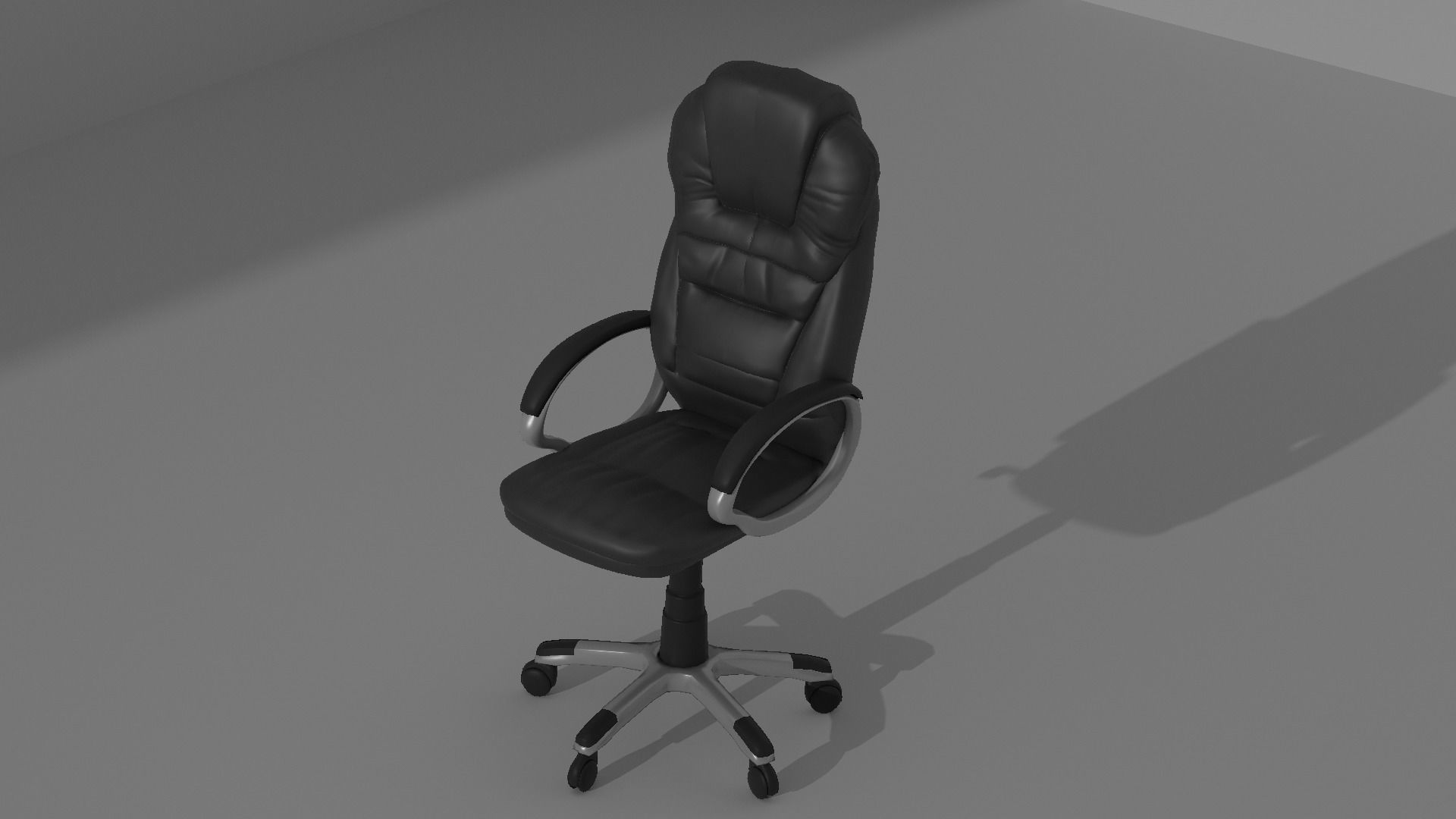 Office armchair 3D model_1