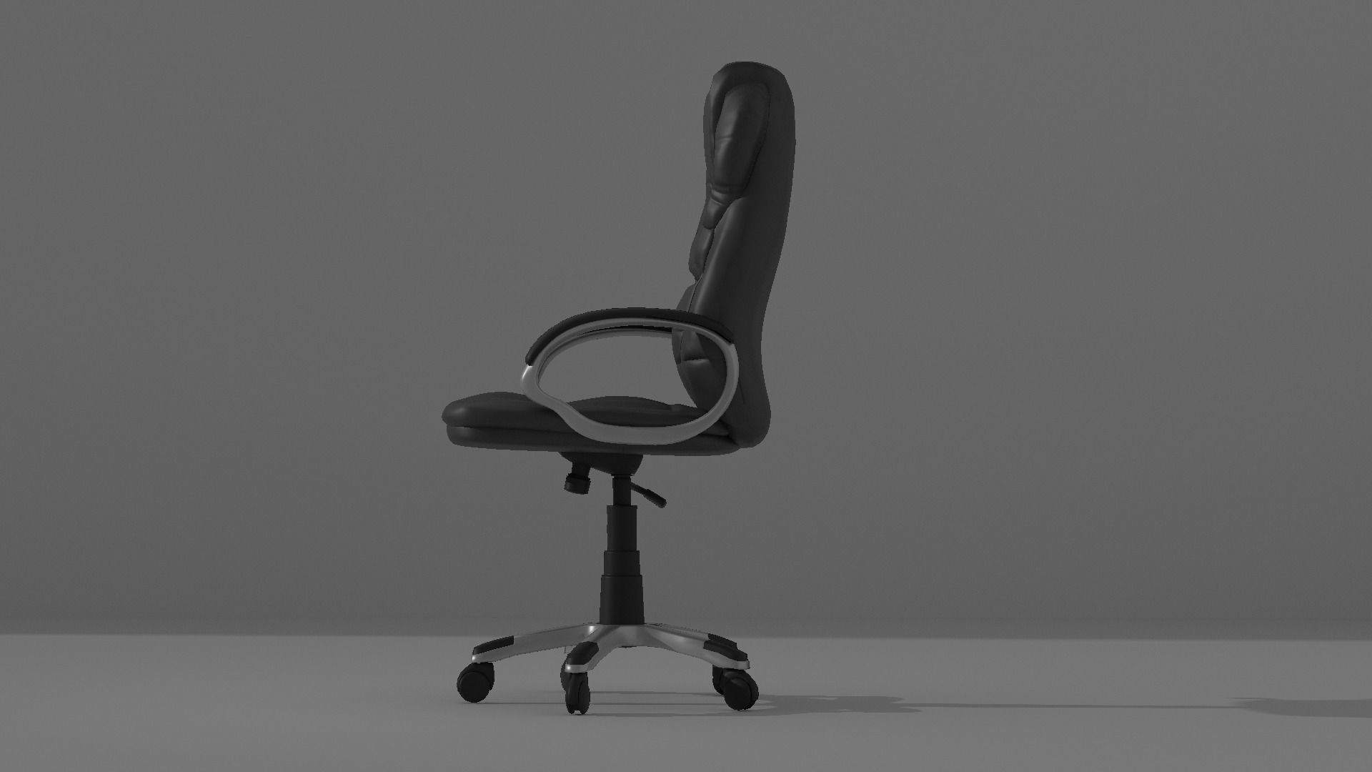 Office armchair 3D model_2