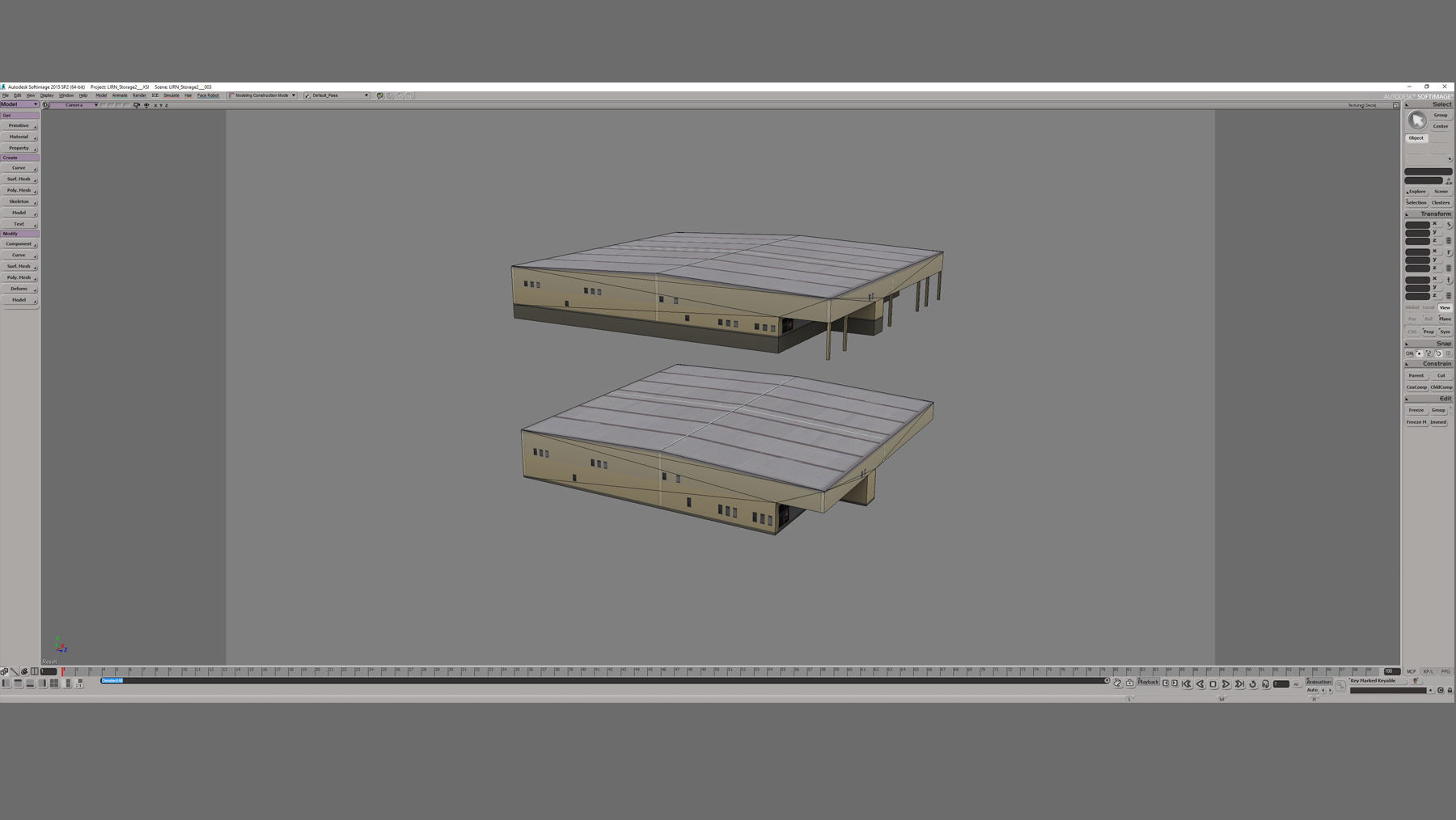 Airport LIRN Storage2 Naples International Airport   Low-poly 3D model_12