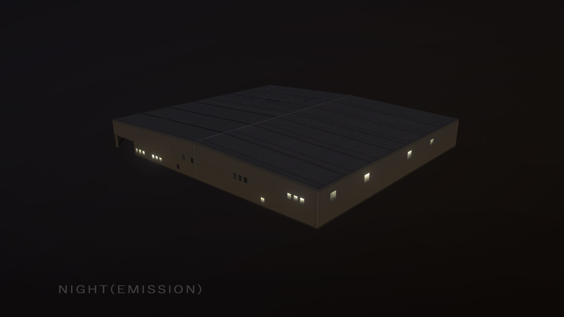 Airport LIRN Storage2 Naples International Airport   Low-poly 3D model_10