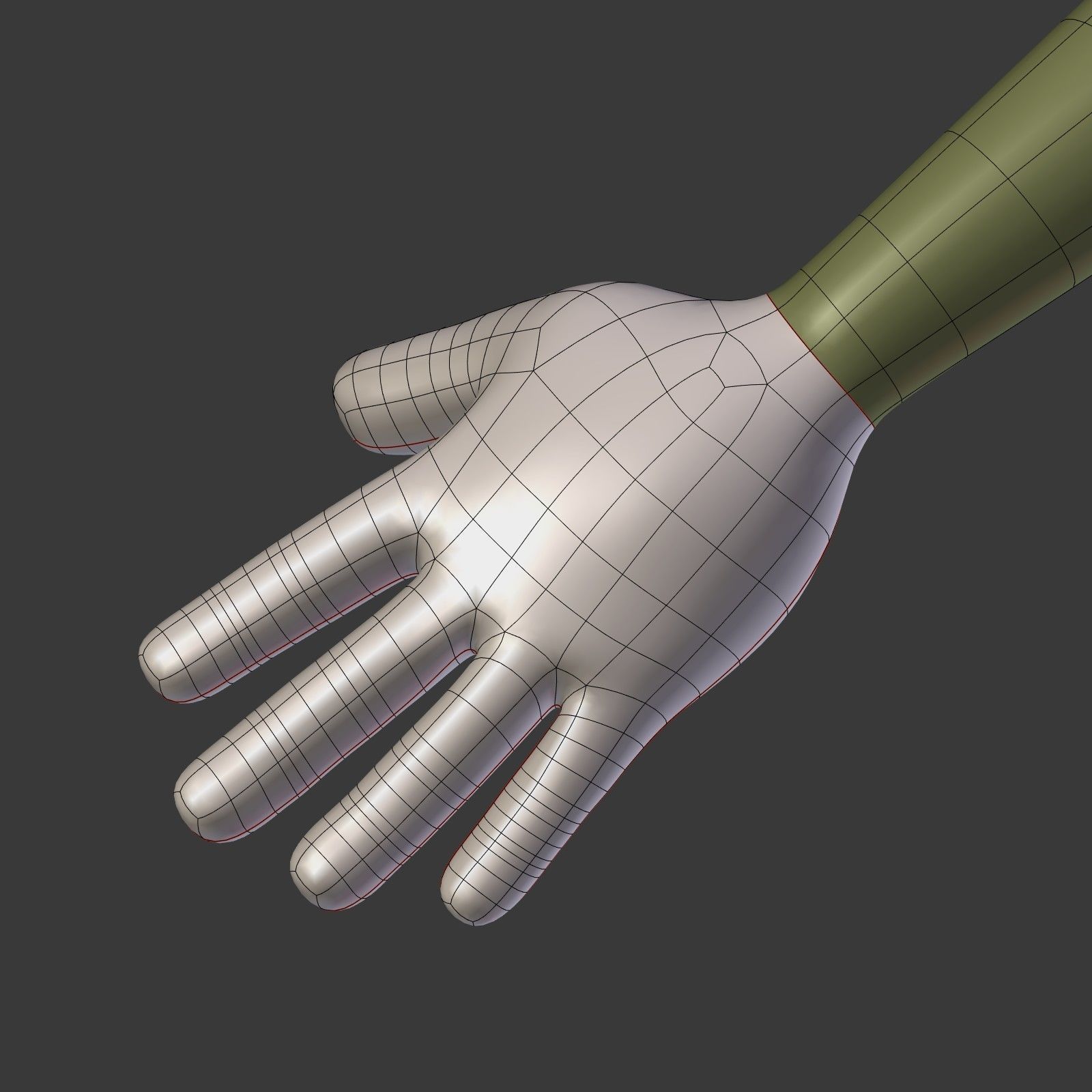 Cartoon Soldier - Stickman Low-poly 3D model_12