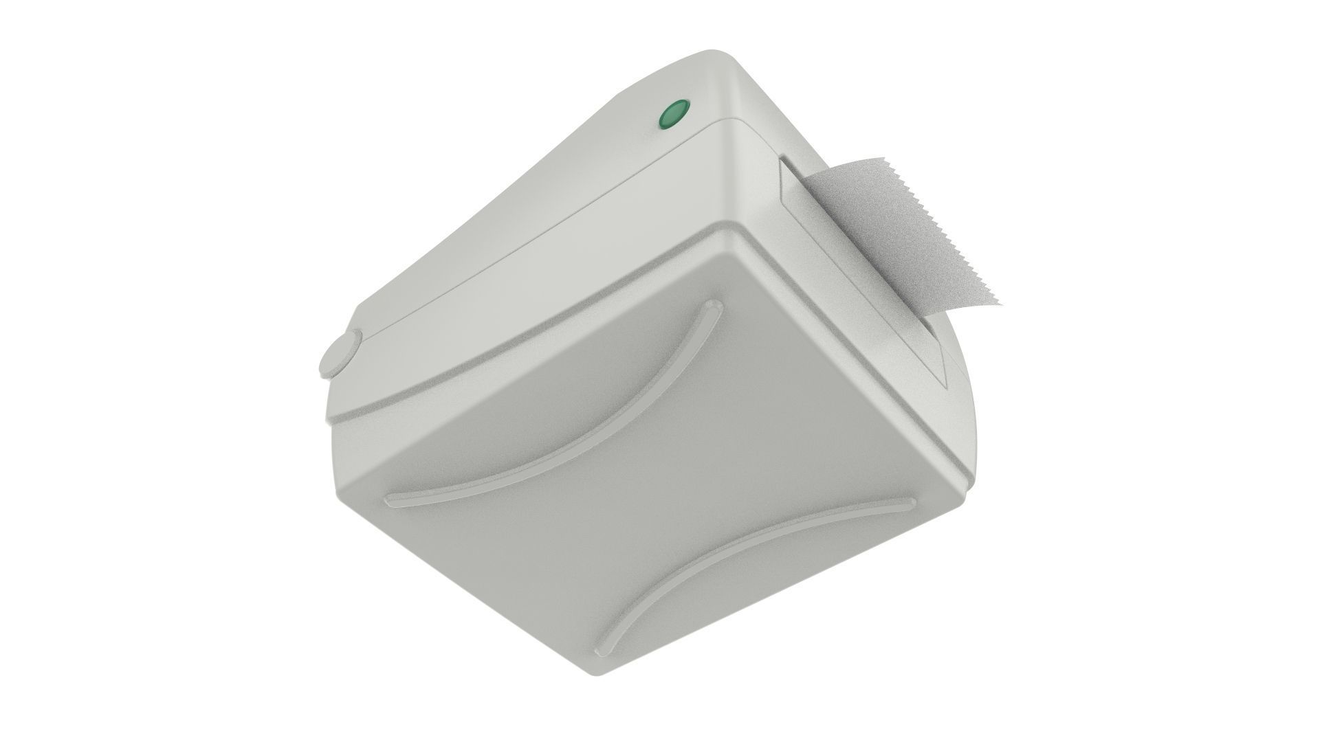 Thermal Label Printer Zebra GC420 T 3D model_11