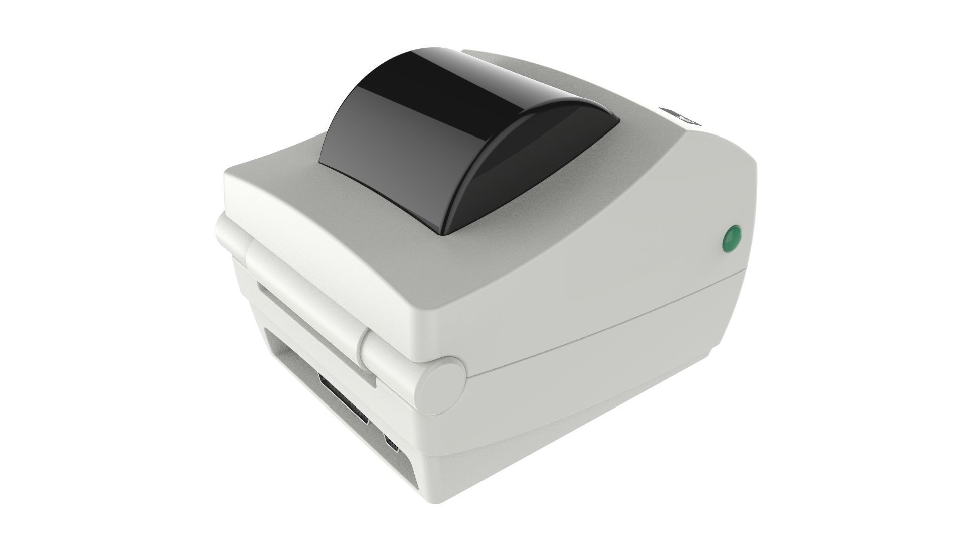 Thermal Label Printer Zebra GC420 T 3D model_10