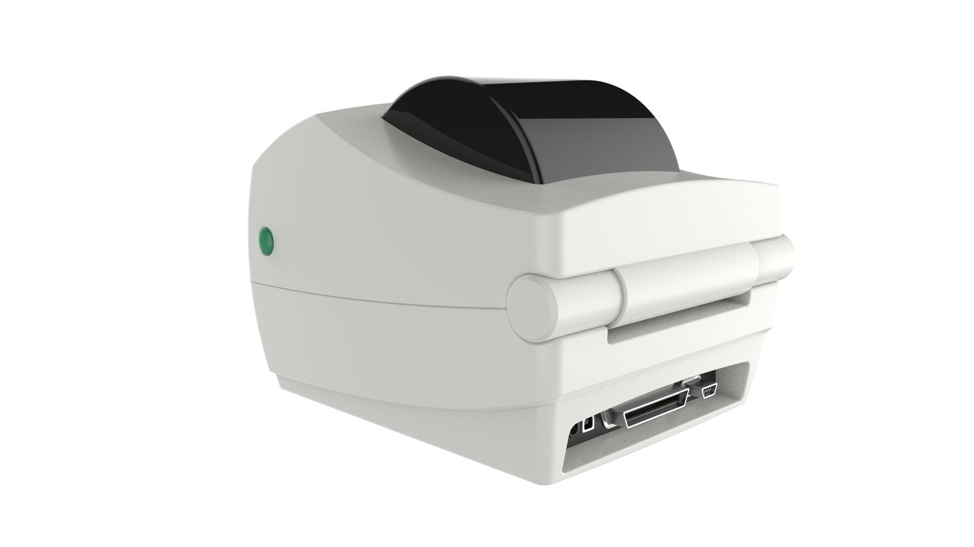 Thermal Label Printer Zebra GC420 T 3D model_6