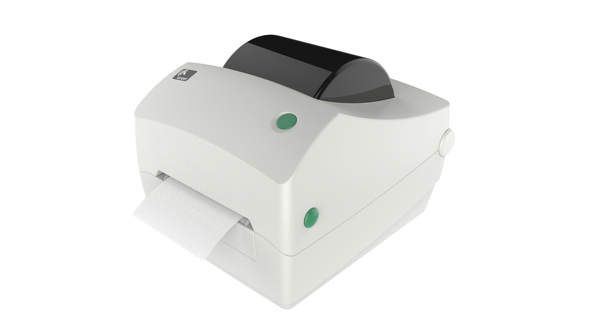 Thermal Label Printer Zebra GC420 T 3D model_9