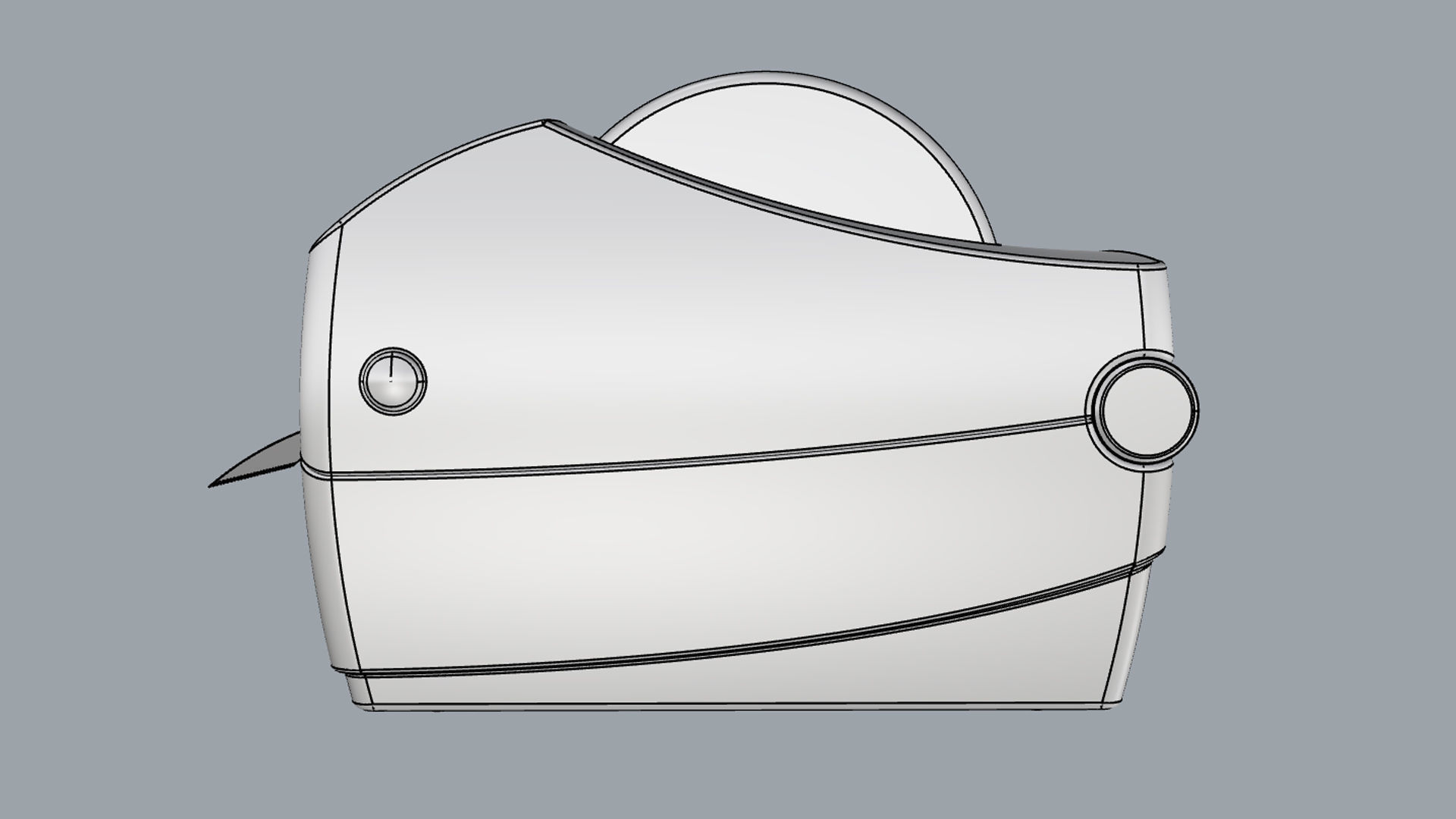 Thermal Label Printer Zebra GC420 T 3D model_15