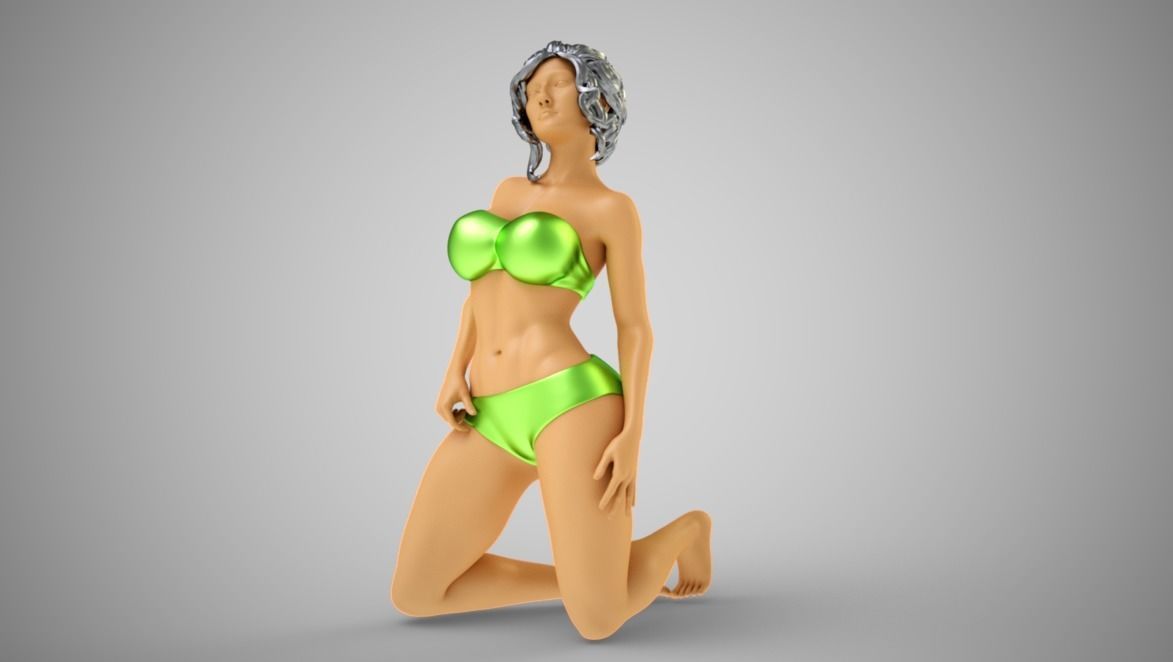 Fashion Pose 7 3D print model_7
