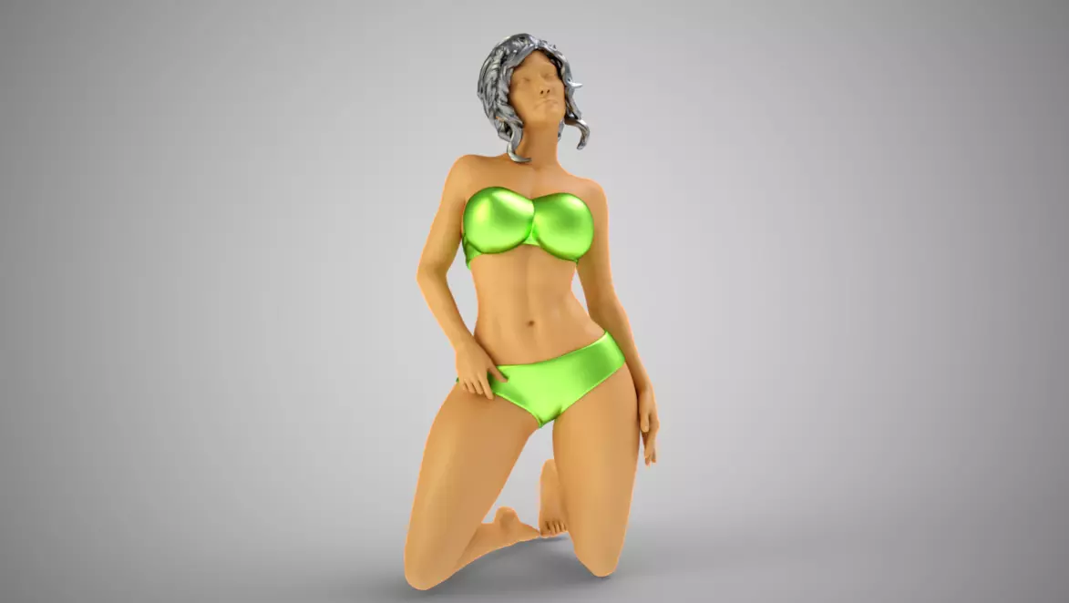 Fashion Pose 7 3D print model_0