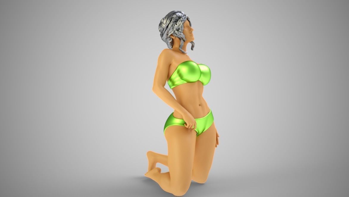 Fashion Pose 7 3D print model_1