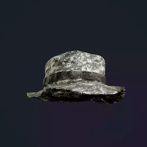 Military Hat Uniform Game Ready Low-poly 3D model