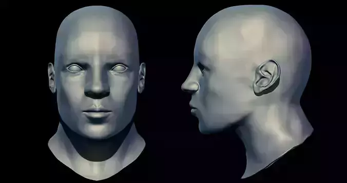 Human Face with a Beanie