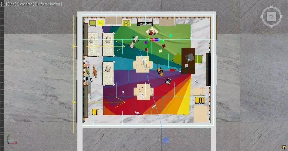 creche floor plan in video game 3D model_0