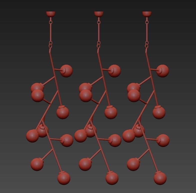 Globe Clear Glass 3D model_1