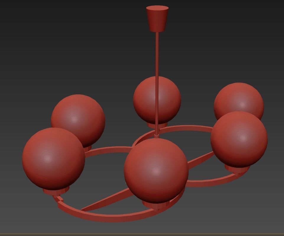 Ceiling Fixture 3D model_2