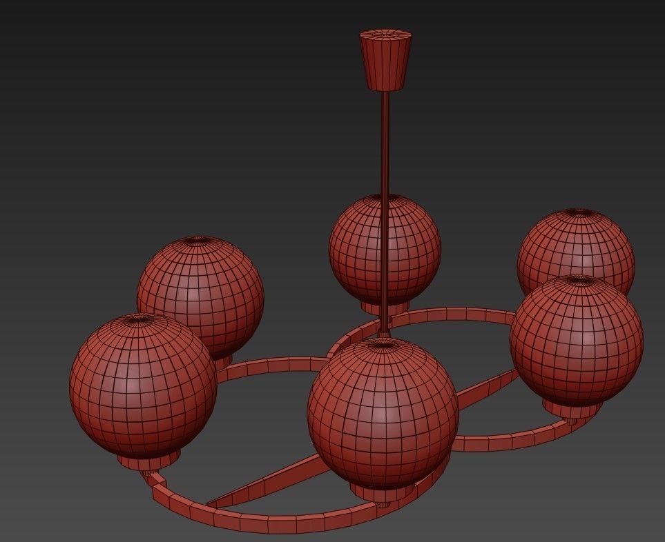 Ceiling Fixture 3D model_1