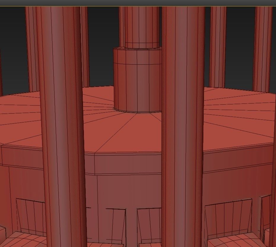 OCTUS ray chandelier 3D model_5