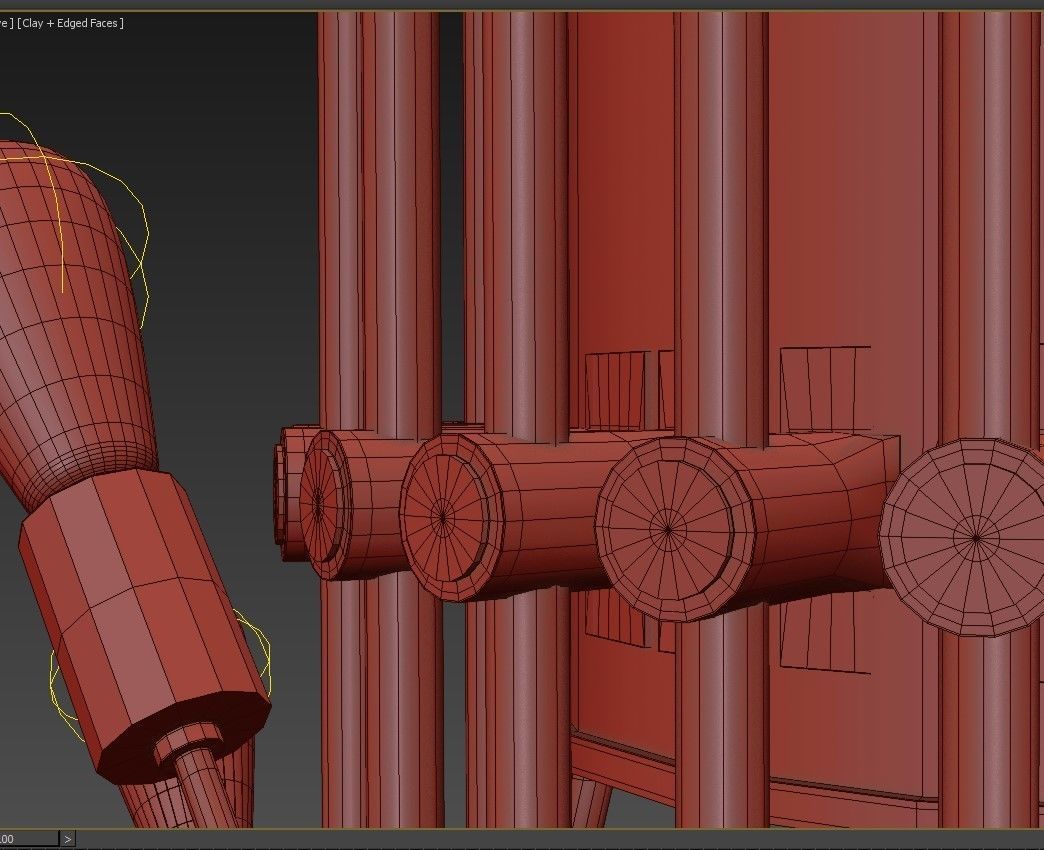 OCTUS ray chandelier 3D model_3