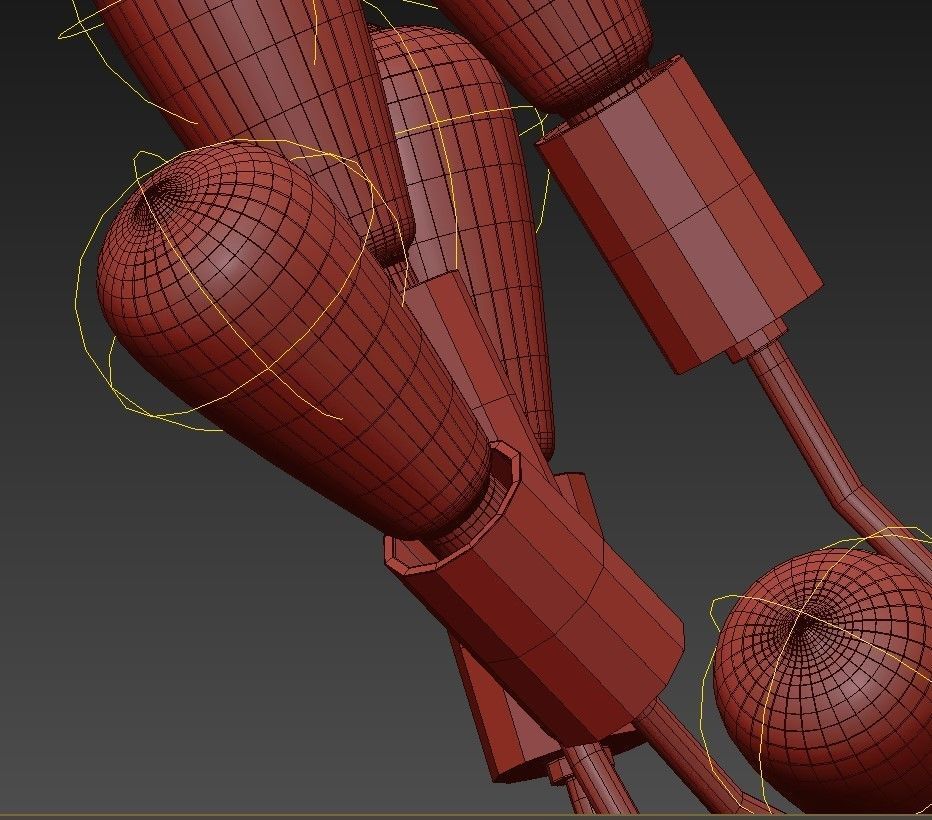 OCTUS ray chandelier 3D model_7