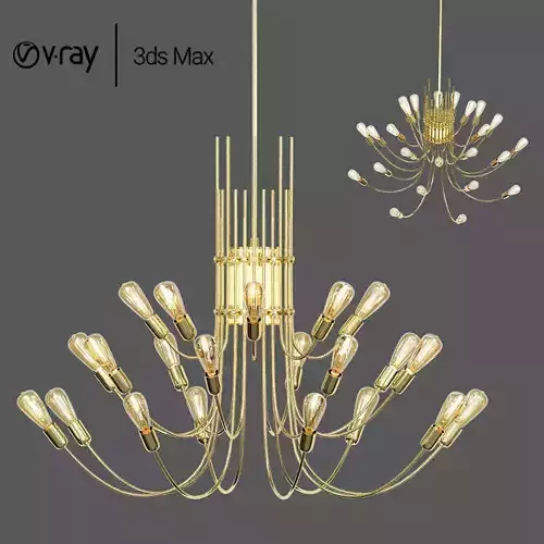 OCTUS ray chandelier
