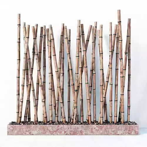 Bamboo decor fundament random