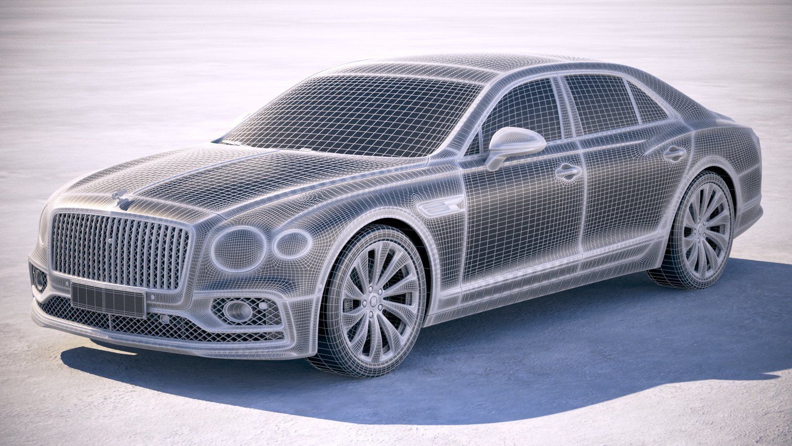 Bentley Flying Spur 2020 3D model_24