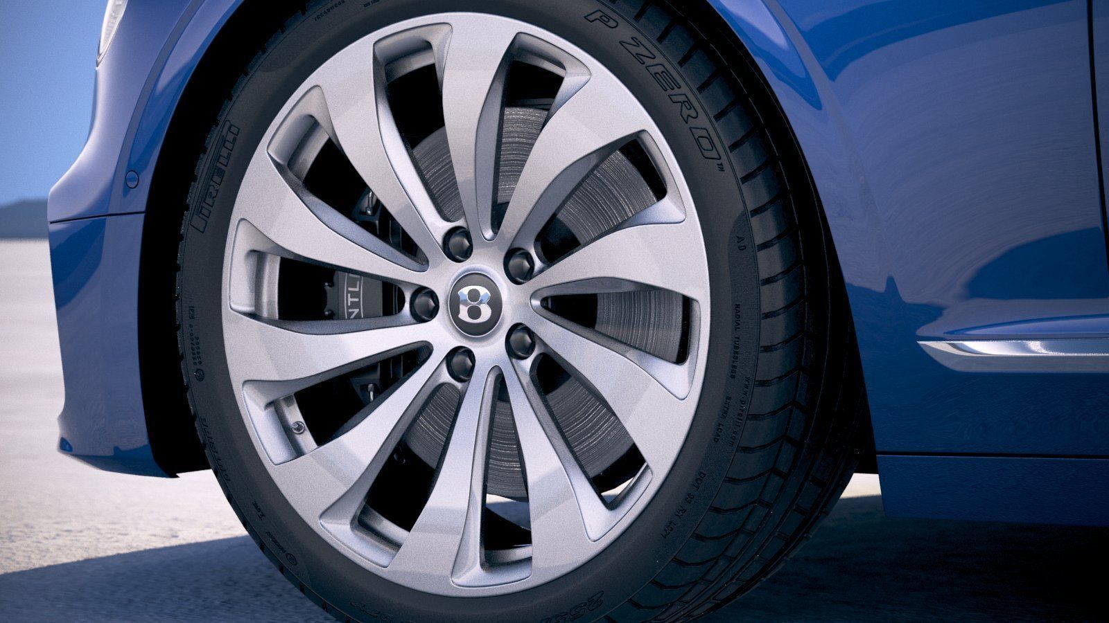 Bentley Flying Spur 2020 3D model_14