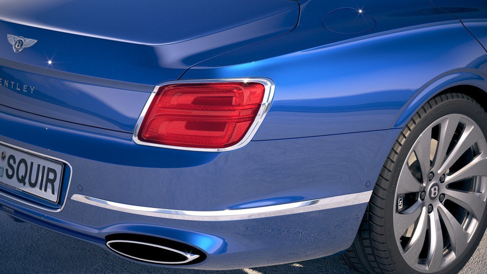 Bentley Flying Spur 2020 3D model_3