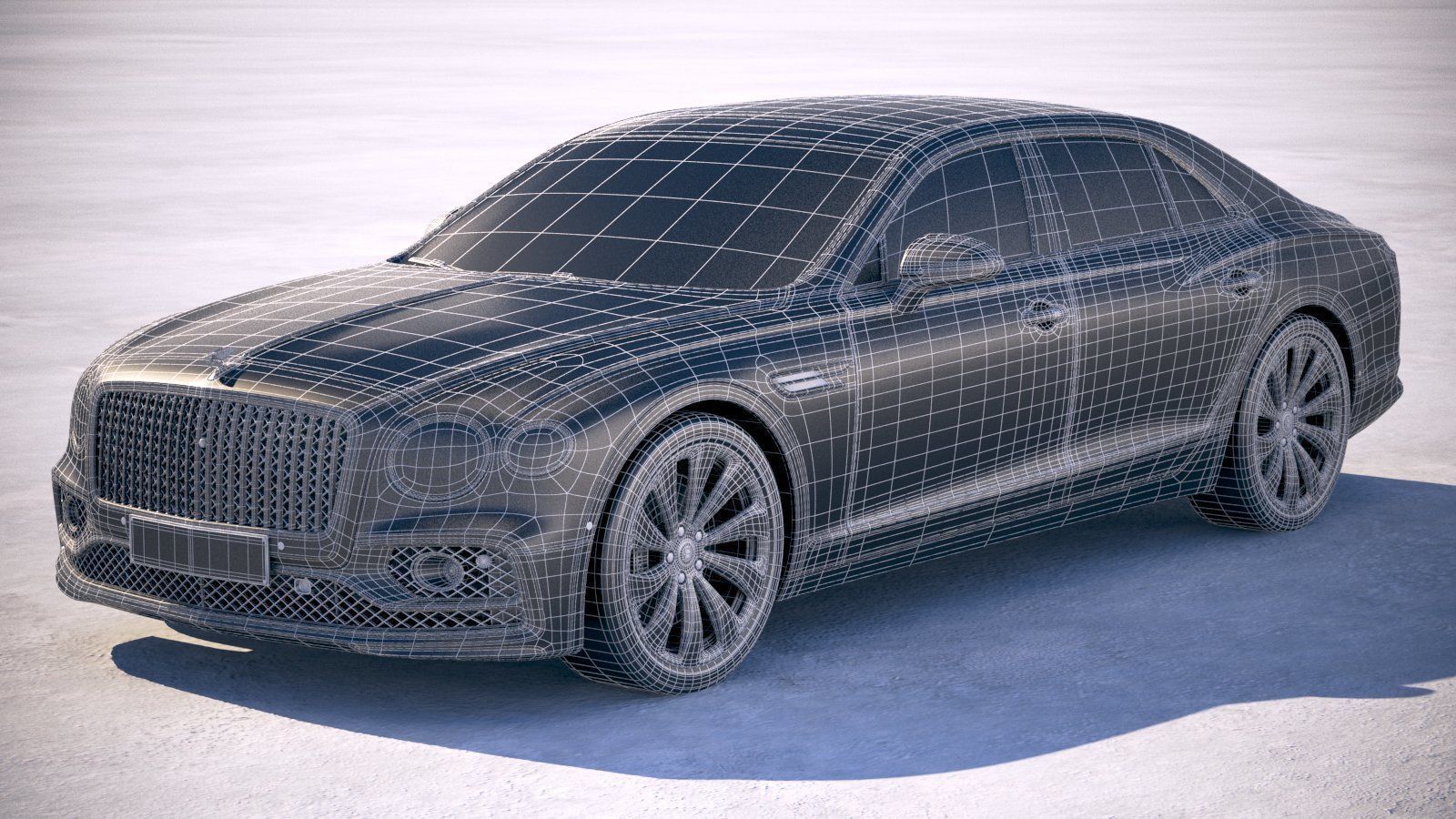 Bentley Flying Spur 2020 3D model_26