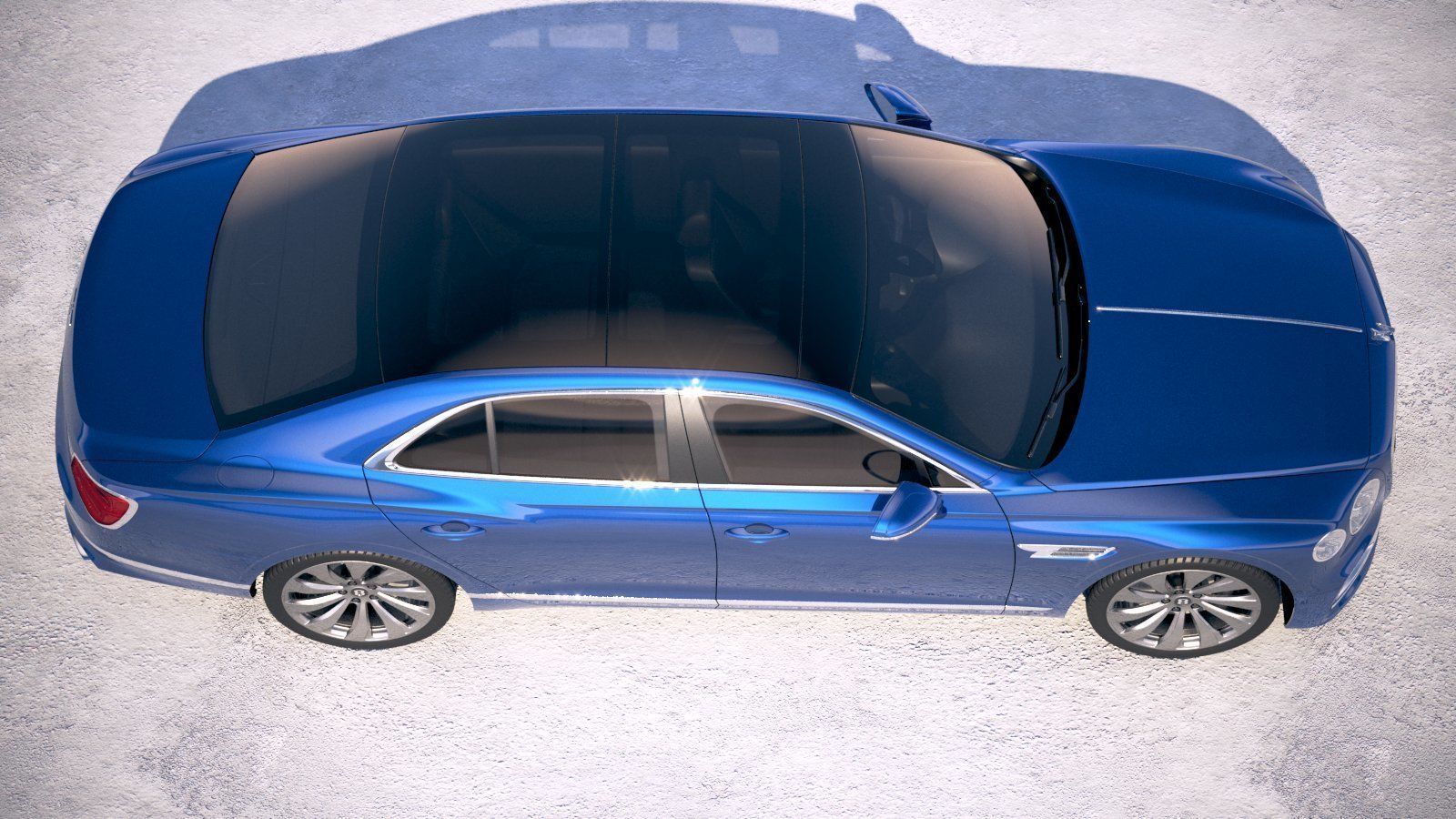 Bentley Flying Spur 2020 3D model_7