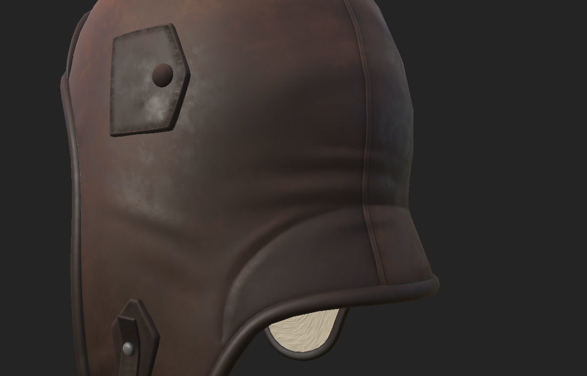 Aviator Cap 3D model | CGTrader