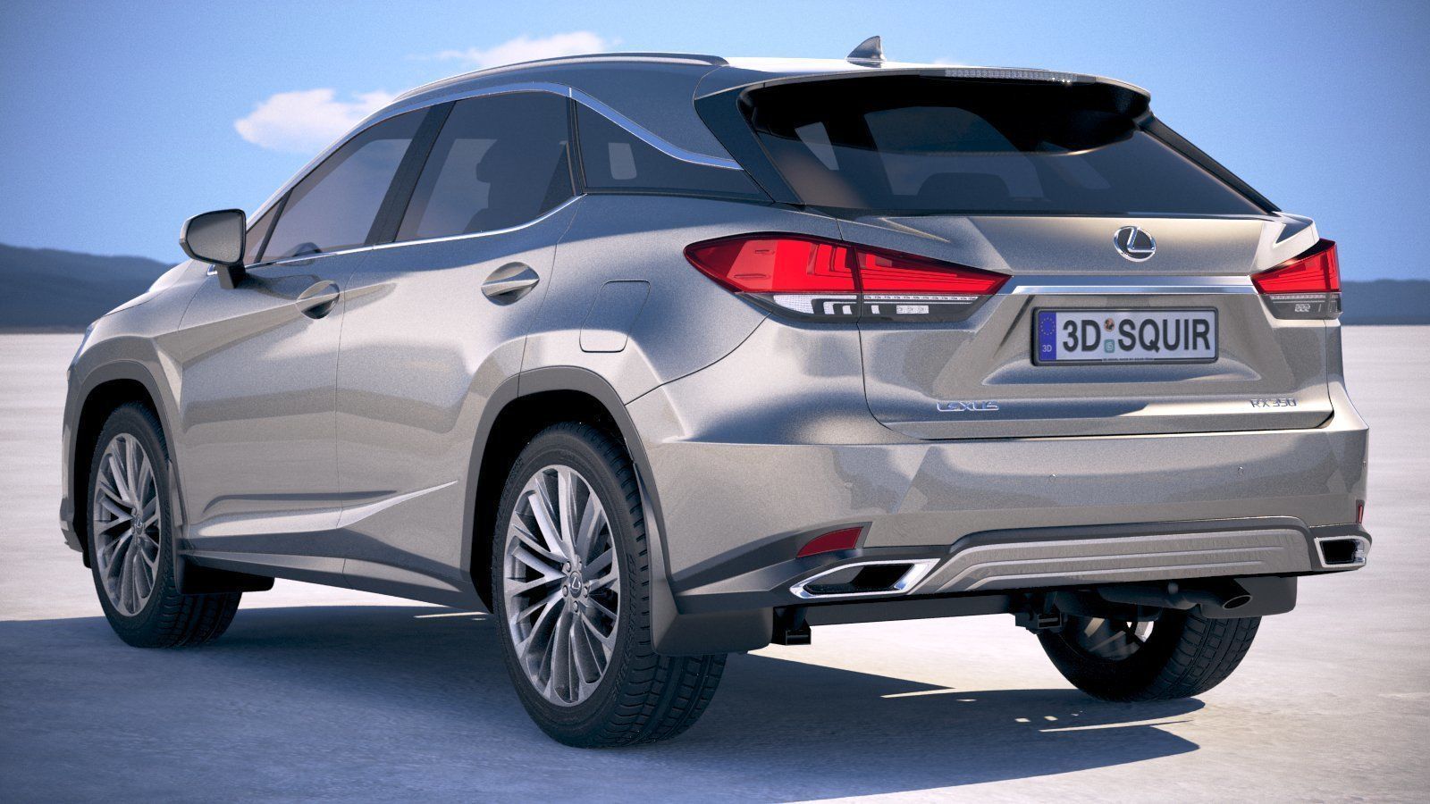 Lexus RX 2020 3D model_13