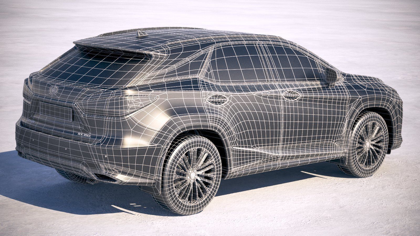 Lexus RX 2020 3D model_27