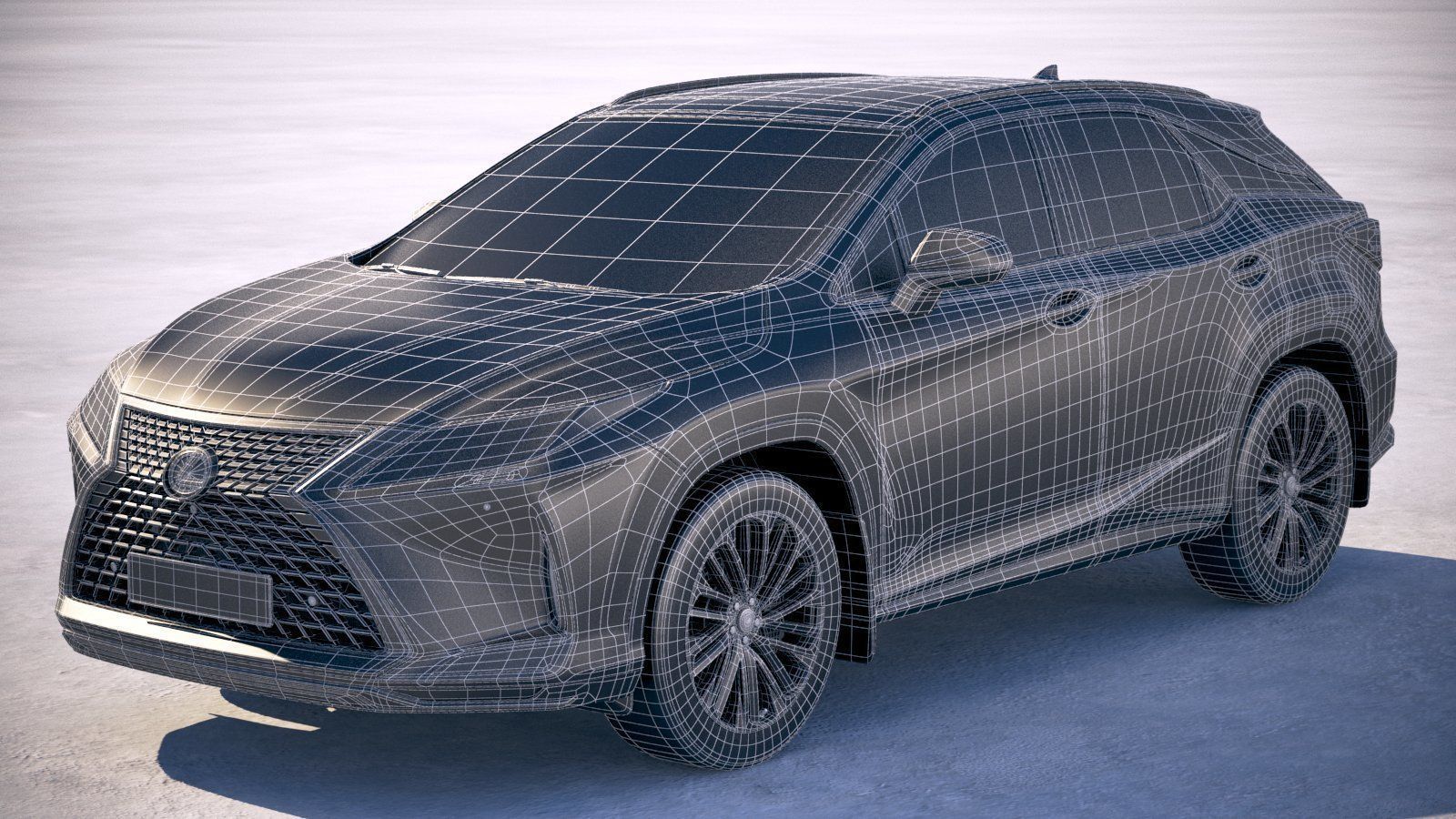 Lexus RX 2020 3D model_26